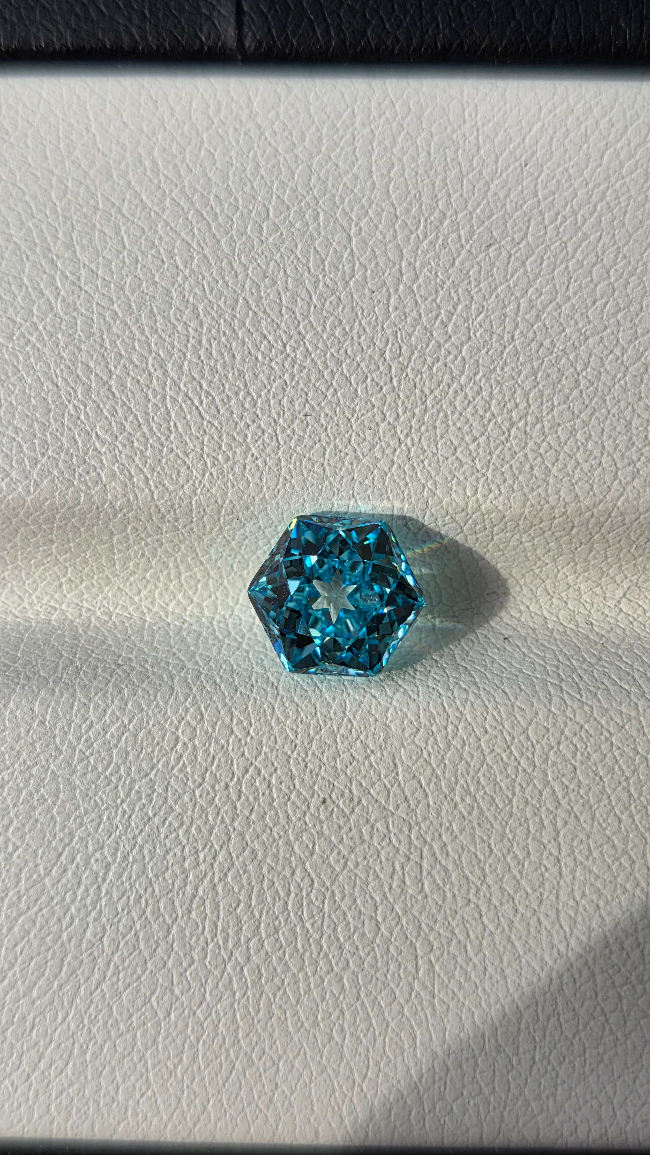 HEX01 藍色六邊形六角星