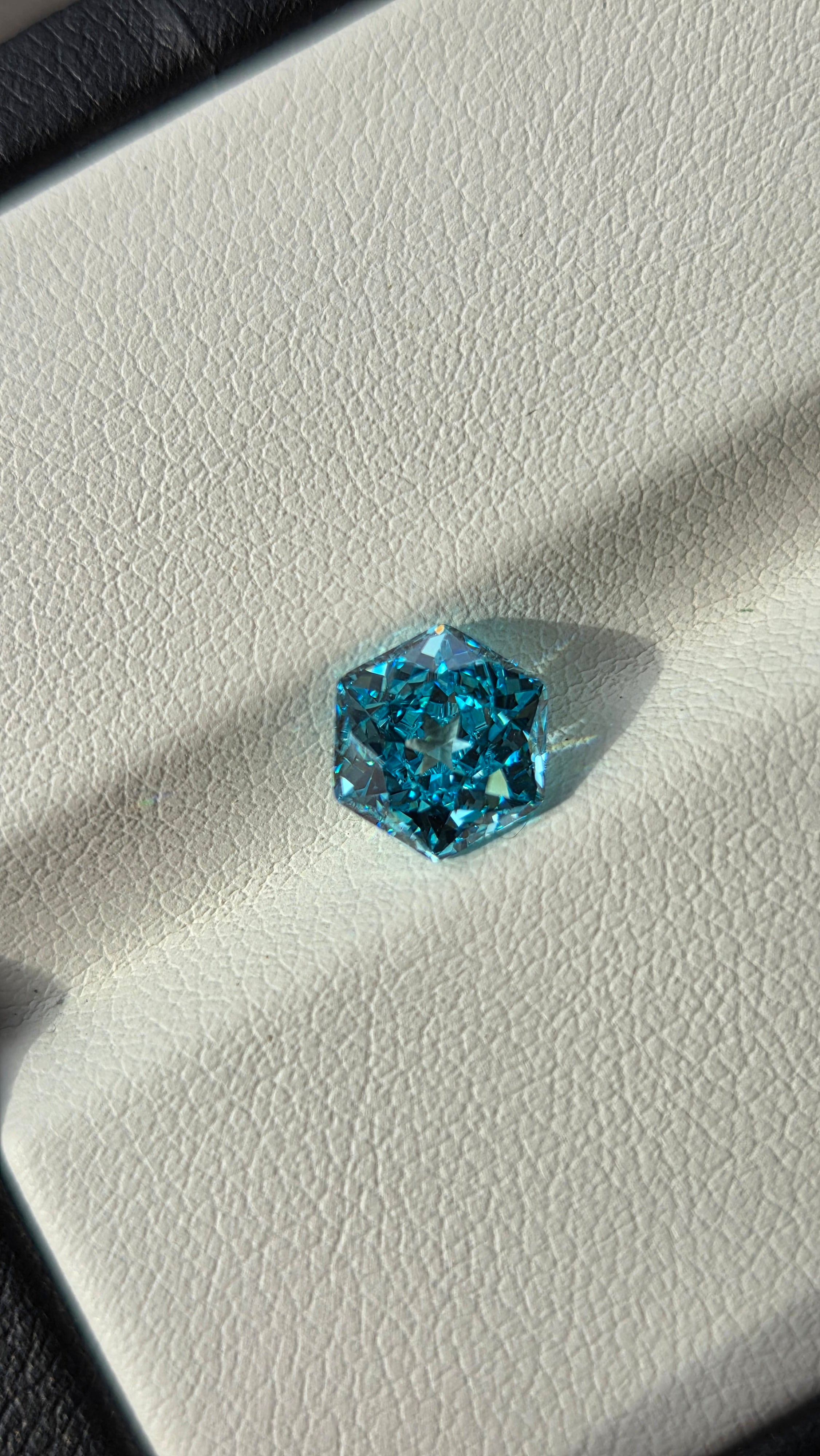 HEX01 藍色六邊形六角星