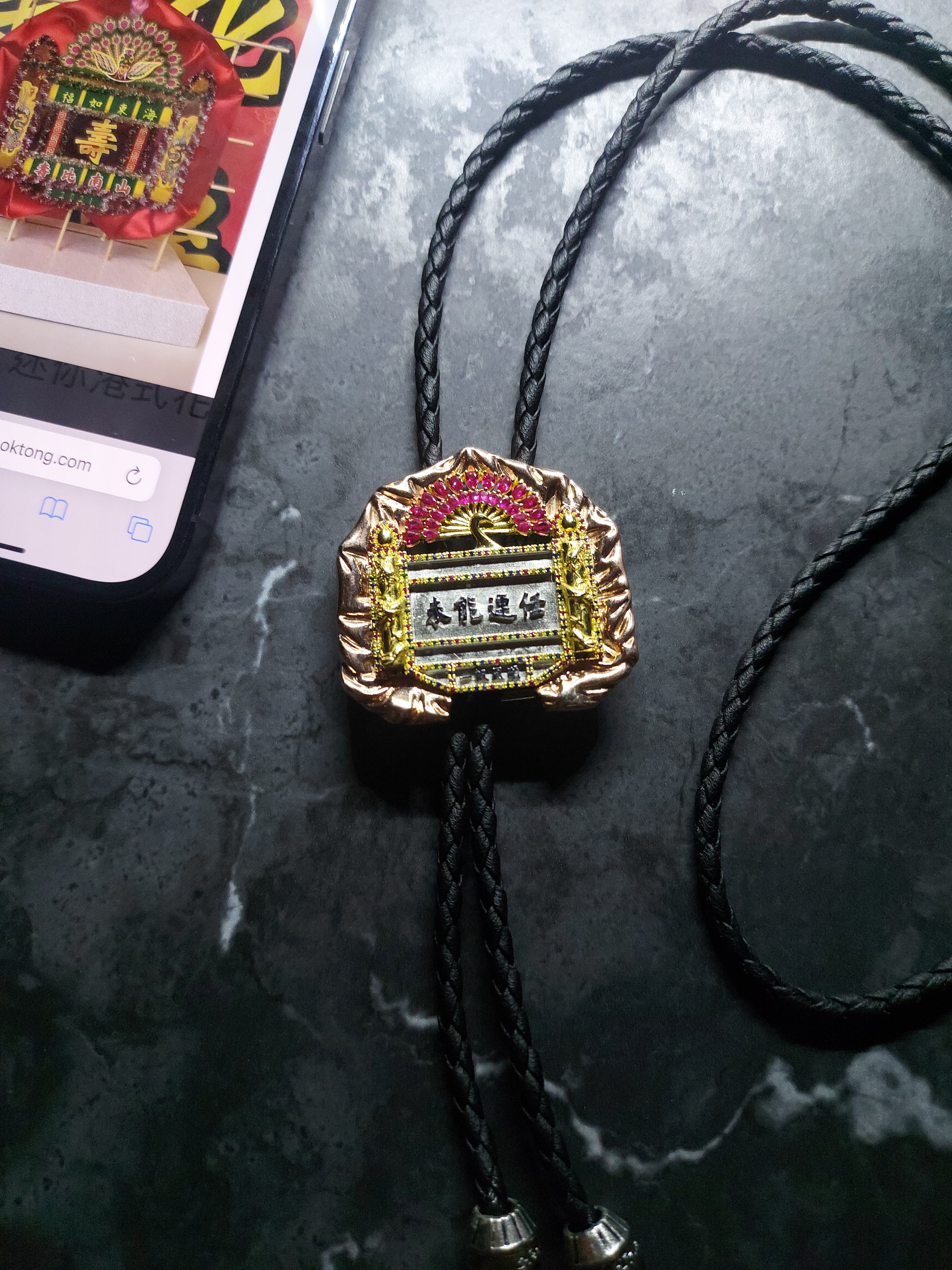傳統港式花牌 Bolo Tie