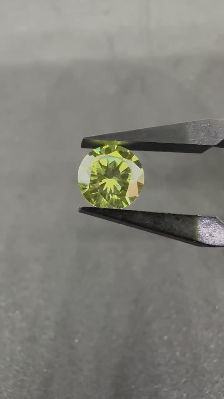 橄欖黃圓鑽