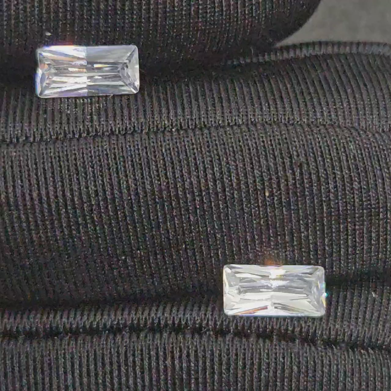 白鑽秀長方 對裝