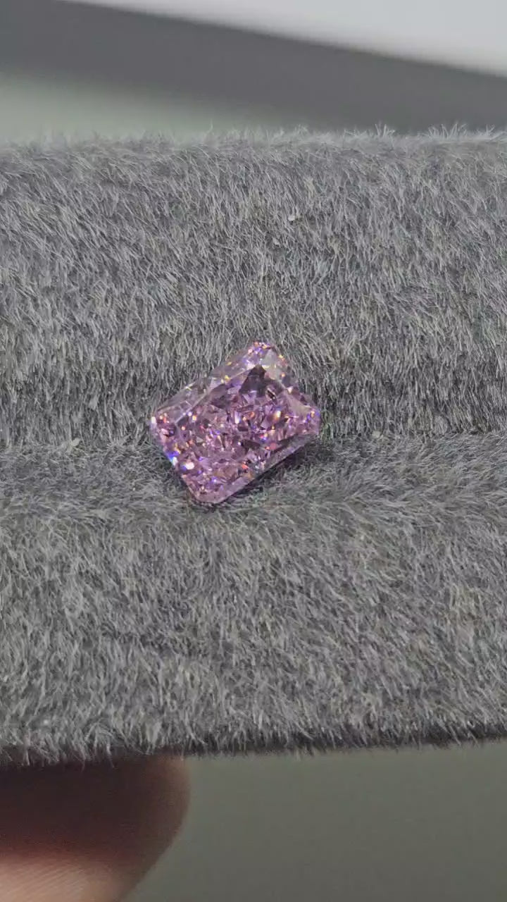 紫粉色長方雷迪恩