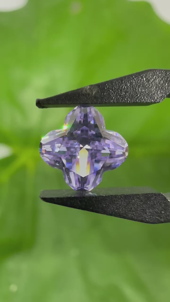 四葉草 Monogram 野鳶尾花紫 2.785ct