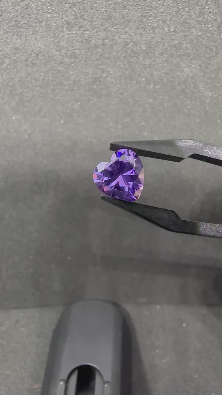 紫鑽心形