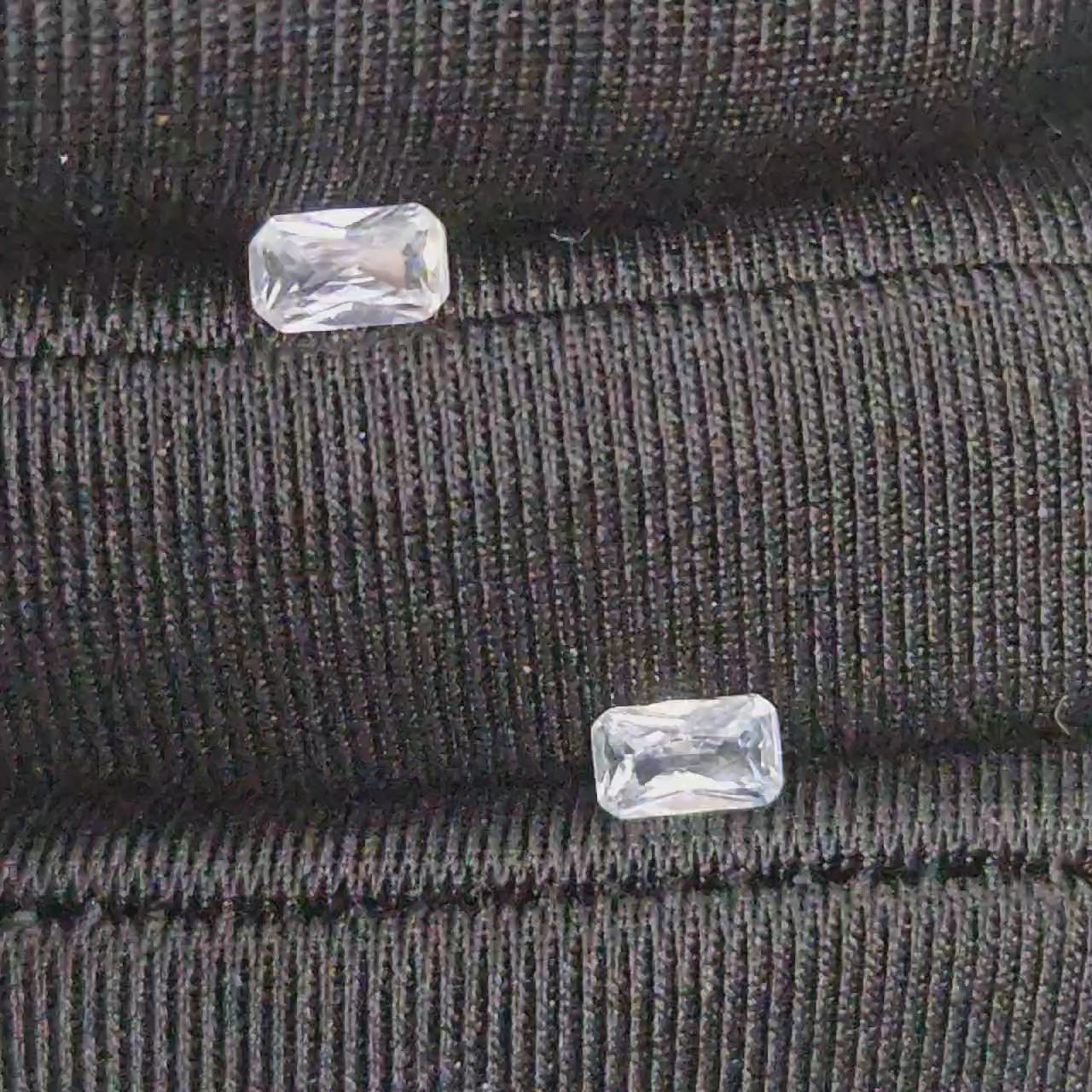 白鑽小長方 對裝