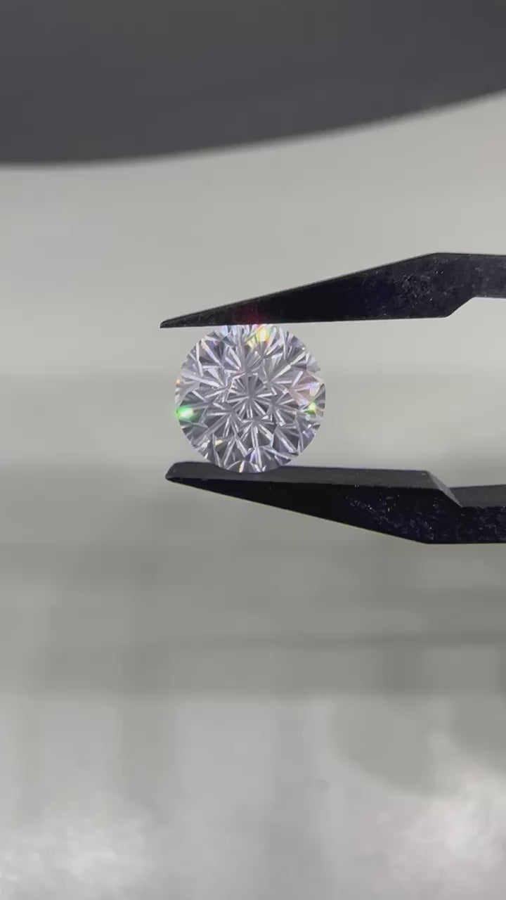 煙花切割鑽白色圓鑽